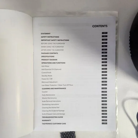 BNIB Ultrasonic Cold Mist Humidifier - Picture 7 of 8